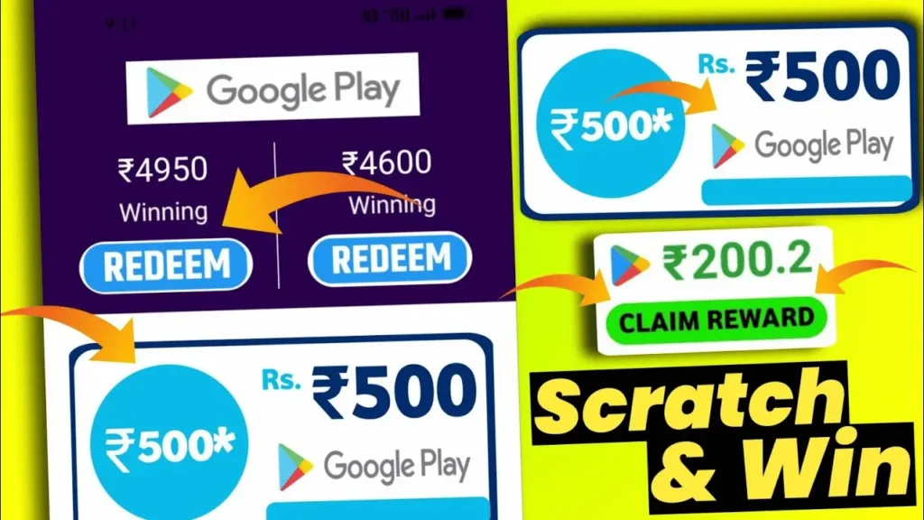 Scratch And Win Free Google Play Redeem Code