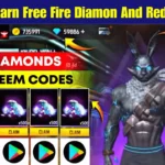 Spin And Earn Free Fire Diamon And Redeem Code