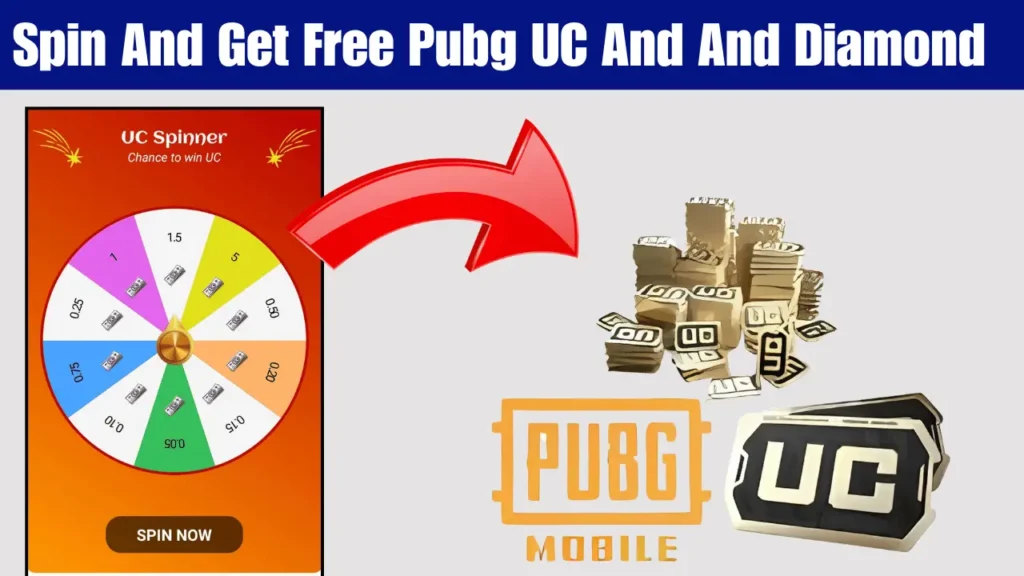 Spin And Get Free Pubg UC And And Diamond 